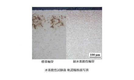 NTN,「耐水素脆性軸受」を開発