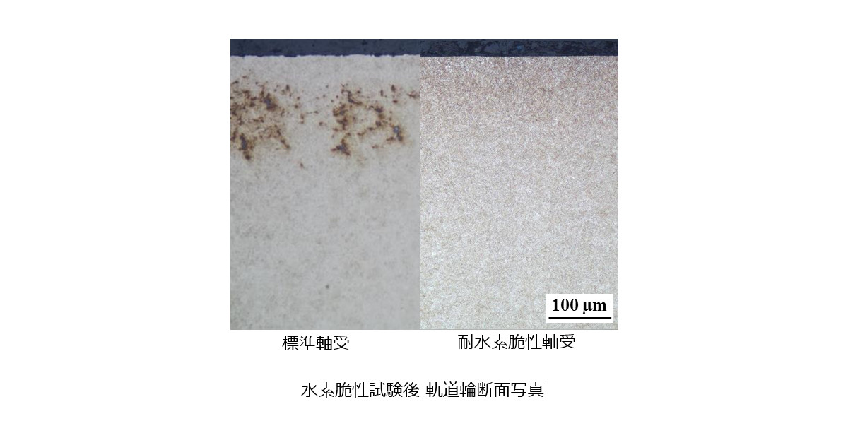 NTN，「耐水素脆性軸受」を開発