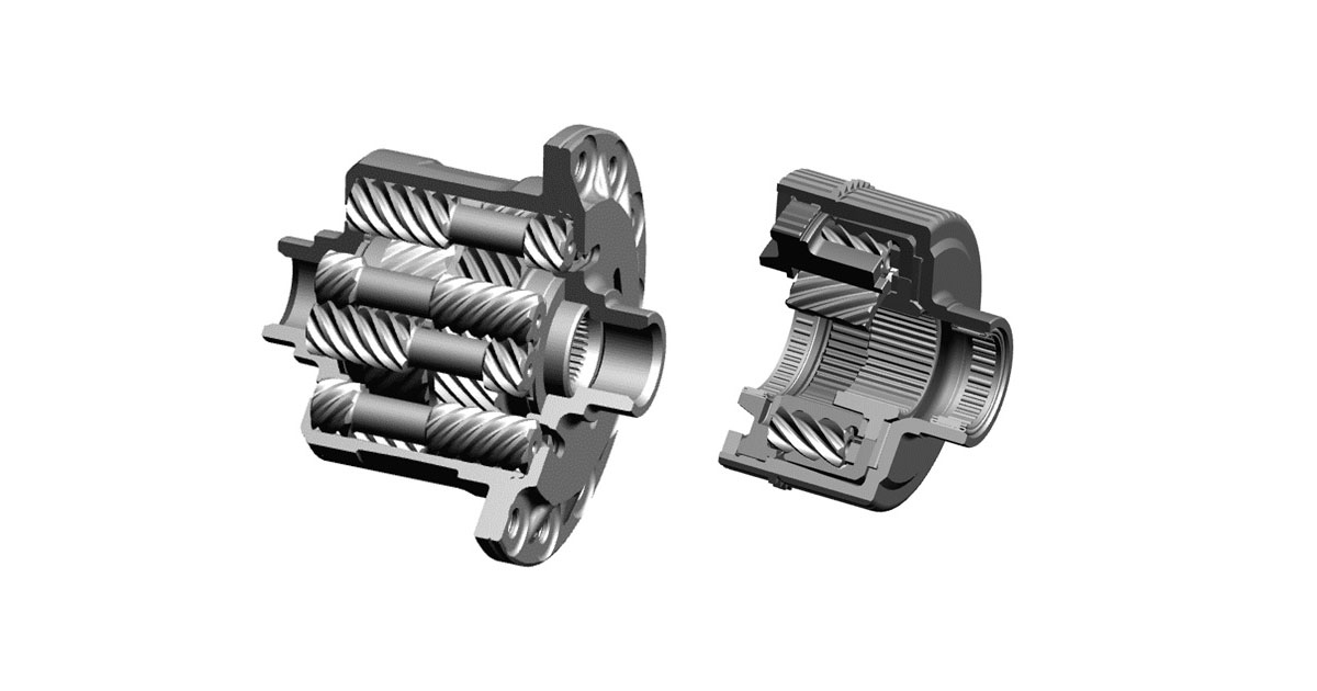 トルセン LSD Type-B（左），トルセン LSD Type-C（右）-ジェイテクト