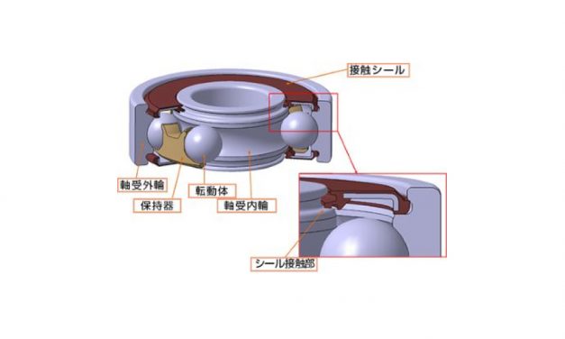 日本精工，深溝玉軸受用「低フリクション高密封シール」を開発