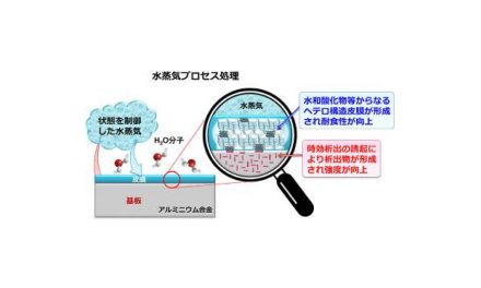 芝浦工業大学,水蒸気を用いた表面処理技術を開発