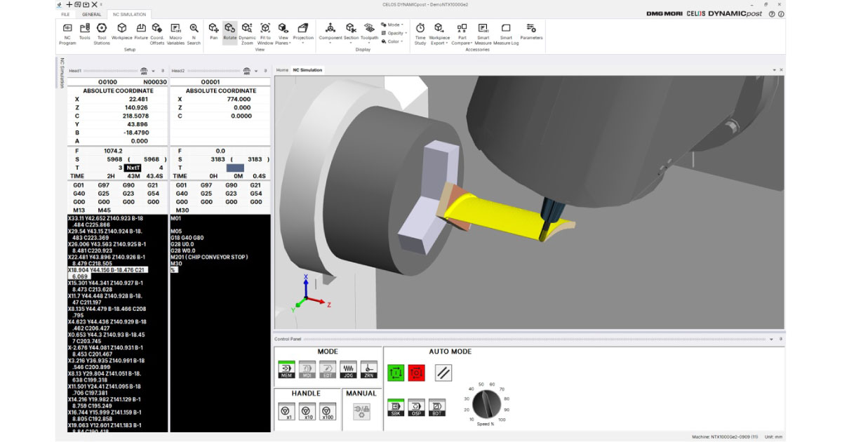 22_7_13_4 CELOS DYNAMICpostによるシミュレーション-DMG森精機