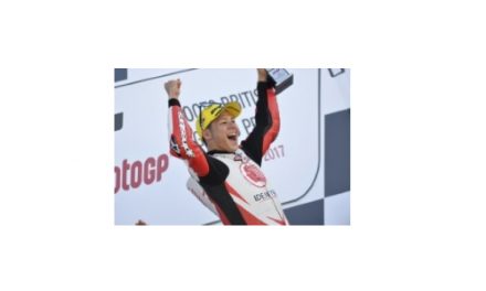 「IDEMITSU Honda Team Asia」中上 選手,Moto2クラス・イギリスグランプリにて今季初優勝