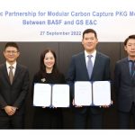 BASFとGS E&C，CO₂回収のためのモジュール式ソリューションの共同開発で合意