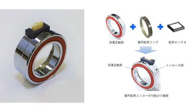 NTN，「複列磁気エンコーダ付転がり軸受」を開発