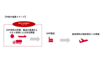 出光興産,LOPSと持続可能な航空燃料の原料調達に関して共同検討を実施