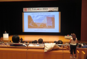 Plenary Talkの風景-ITC Fukuoka 2023