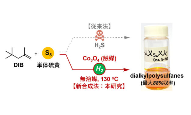 九州大学，水素利用触媒プロセスを用いた革新的な硫黄化合物合成法について発表