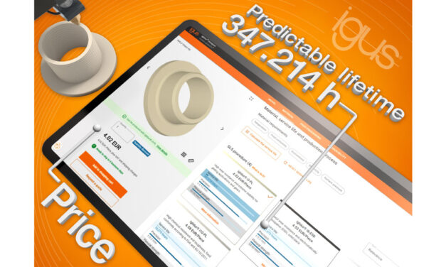 イグス，3Dプリント製品の寿命計算サービスを提供開始