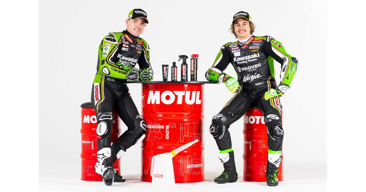 24_5_22_5 MOTULがFIMスーパーバイク世界選手権でカワサキレーシングチームとパートナーシップ締結