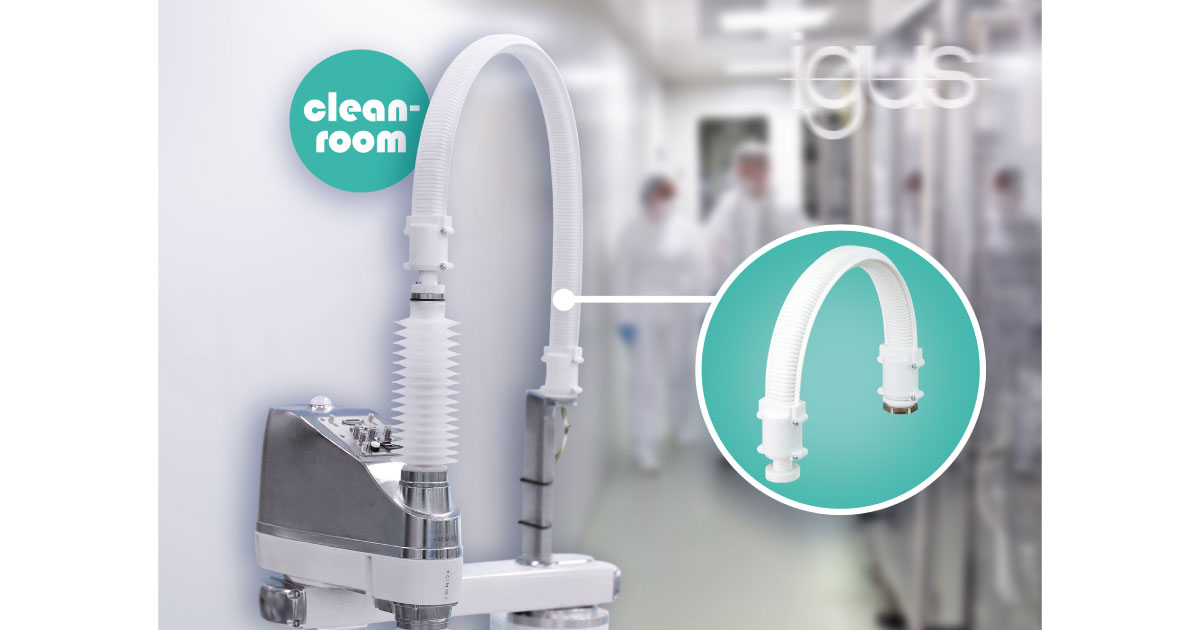 24_6_26_6 イグス,スカラロボット専用のクリーンルーム向けエネルギー供給システムを新発売