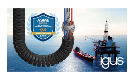イグス,高機能ケーブルキャリア「e-loop」が米国機械学会のBMEA賞を受賞