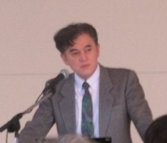 平工理事長の開会挨拶-TRAMI，第8回公開フォーラム