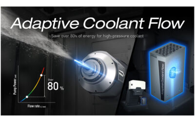 DMG森精機,高圧クーラントの流量を自動で最適化する「Adaptive Coolant Flow」を開発