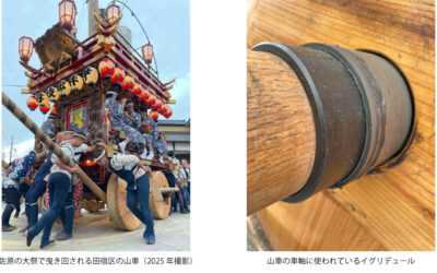 イグスの樹脂製軸受，「佐原の大祭」に参加する山車の操作負担軽減へ貢献