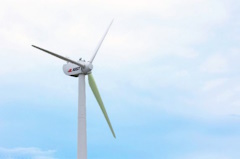 「PI-1000」を設置する風車-東陽テクニカ，産総研と連携し風力発電設備における油中粒子計測器の実証を開始