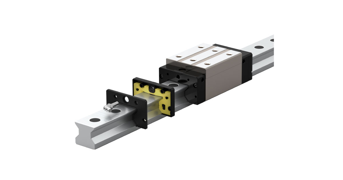 潤滑ユニット「NSK K1-L（TM）」を搭載したローラガイド-日本精工