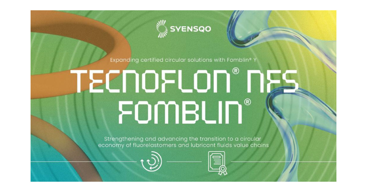 Syensqo，認証済み循環型特殊材料の製品ラインナップを拡充